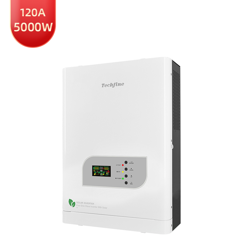 Low Frequency off grid 6.3KVA 5KW 5000W 48VDC 220VAC 4000W 5KVA built in 120A MPPT Solar inverter