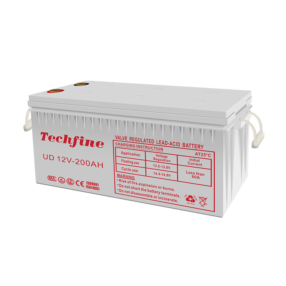 Techfine solar battery 12V 200AH Lead Acid Battery off grid